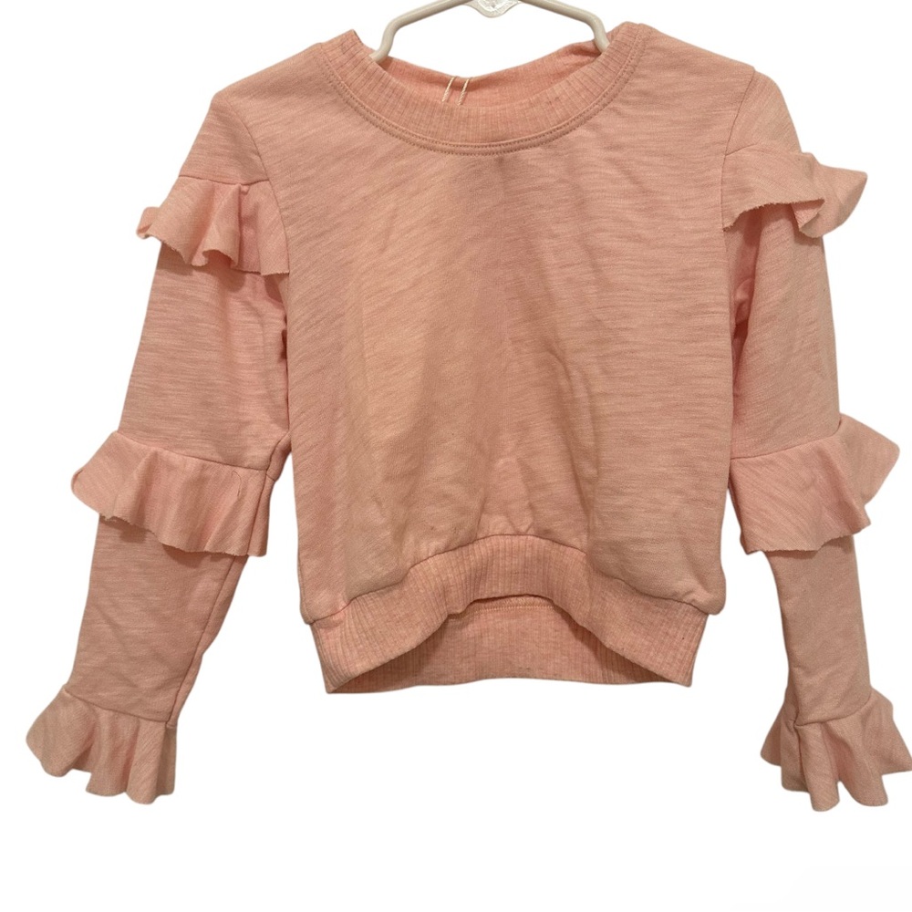 Truly Me by Sara Sara. Pink Ruffle Sleeve new with tags size 4